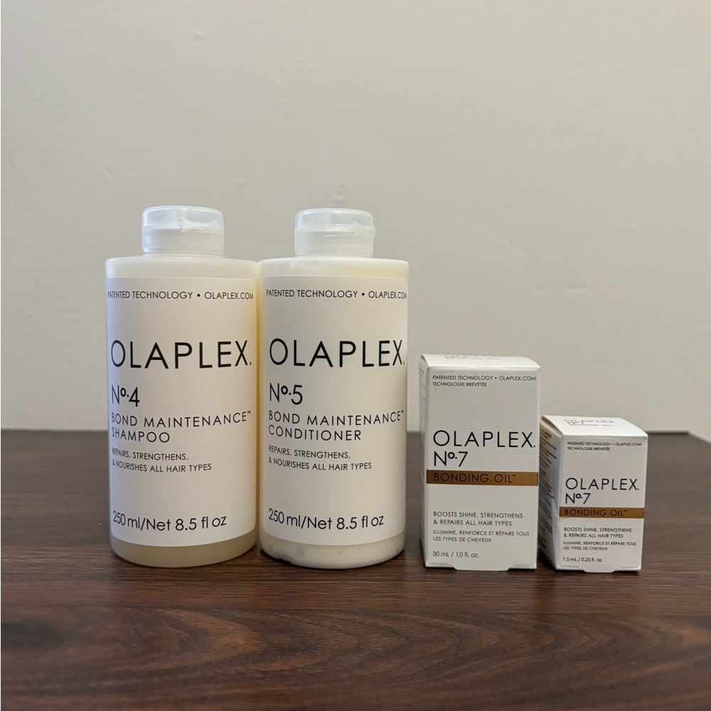 Olapex Bond Maintenance Shampoo, Conditioner & Bonding Oil No. 4, 5 and 7 - New